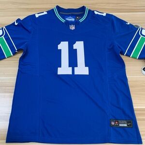 🤍Jaxon Smith-Njigba Royal Stitched Jersey Vapor